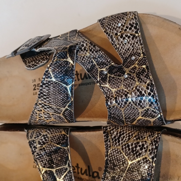BIRKENSTOCK SNAKE PRINT SANDALS - Picture 8 of 8
